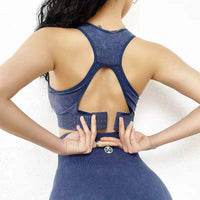 Thumbnail for PowerLift Vest-Style Yoga Bra Set