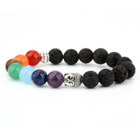 Thumbnail for BuddhaEnergy Natural Stone Yoga Chakra Bracelet