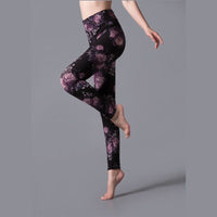 Thumbnail for MindfulMotion Printed Yoga Leggings