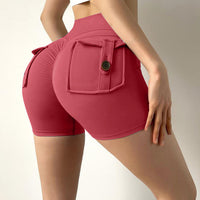 Thumbnail for PeachPerfect Running Fitness Shorts