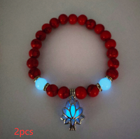 Thumbnail for TranquilAura Lotus Natural Stone Energy Bracelet