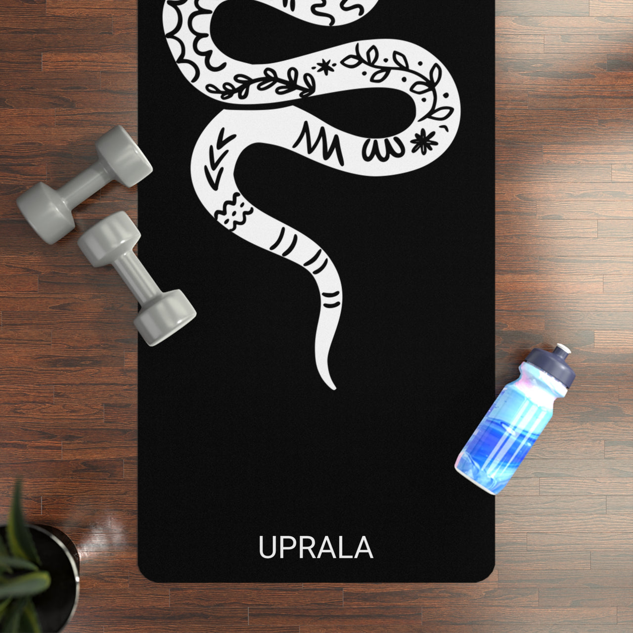 Kundalini Snake Symbol Yoga Mat