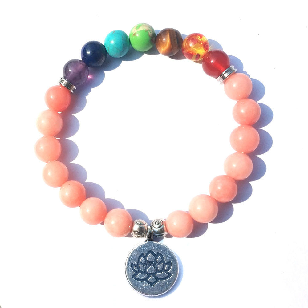 Om Lotus Yoga Bracelet