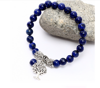 Thumbnail for DivineHarbor Tree Of Life Lapis Lazuli Bracelet