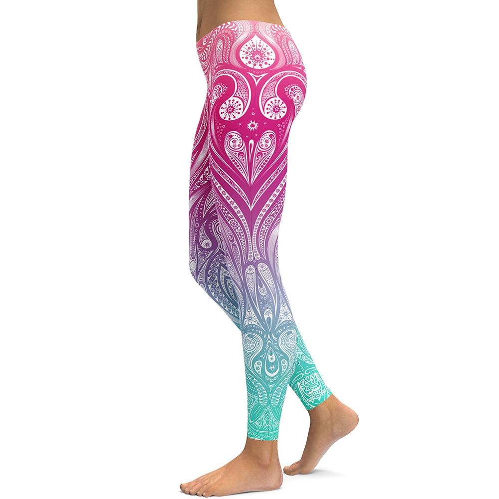 WeaveGlow Mandala Print Yoga Pants