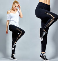 Thumbnail for Stretchy Plus Size Ripped Leggings