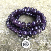 Thumbnail for Amethyst Tranquility Lotus Bracelet