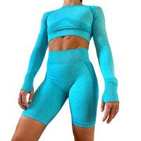 Thumbnail for FlowFit Long-sleeved Yoga Twinset