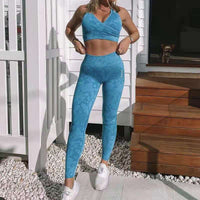 Thumbnail for ElasticComfort Sports Yoga Pants