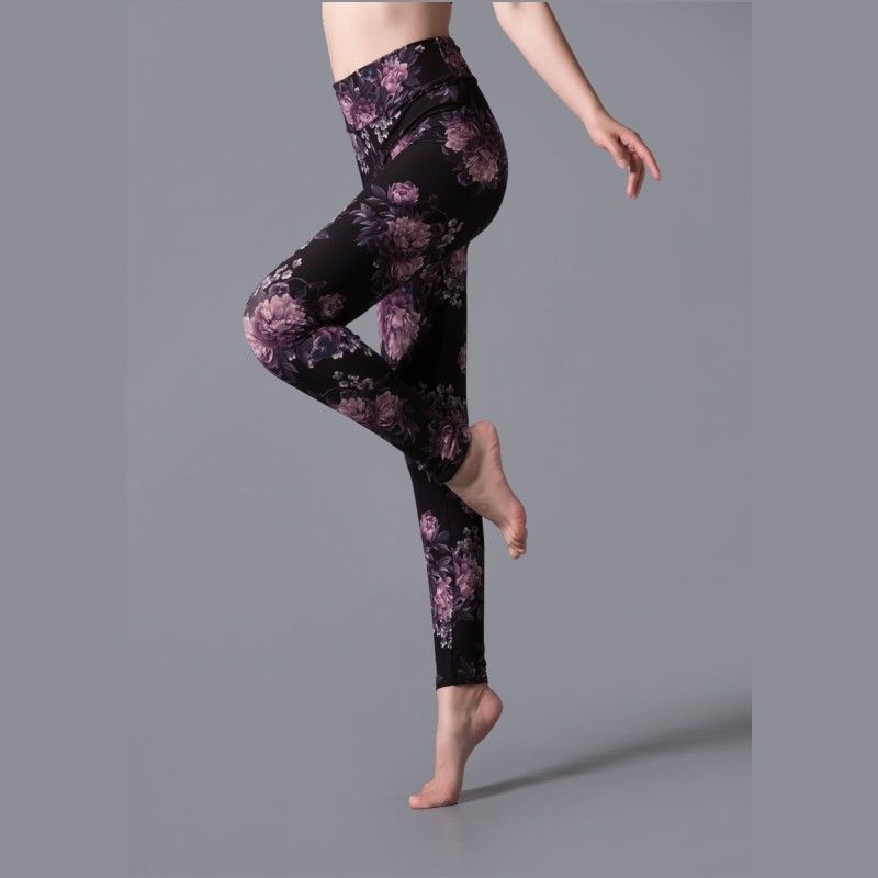 PrintedComfort HighWaist Yoga Pants