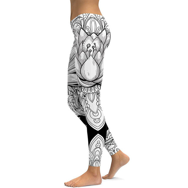 Printed Yoga Trousers