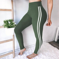 Thumbnail for Women's Fashion Matching Color Fit Sport Leggings