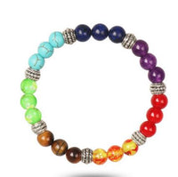 Thumbnail for Colorful Chakra Yoga Energy Bead Bracelet