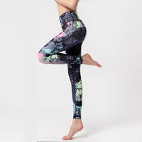 Thumbnail for Tie Dye Yoga Leggings with High Waist