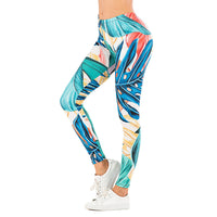 Thumbnail for Printed Yoga Pants Outdoor Sports Leggings