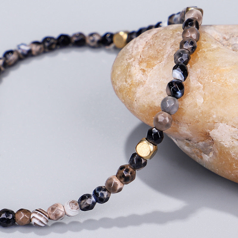 CrystalEssence Tibetan Stone Bead Bracelet