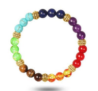 Thumbnail for Colorful Chakra Yoga Energy Bead Bracelet