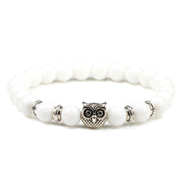 Thumbnail for Turquoise Beaded Owl Yoga Bracelet