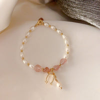 Thumbnail for Peach Bloom Baroque Pearl Bracelet