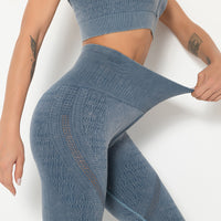 Thumbnail for Stretch Base Running Sports Suit Yoga Pants