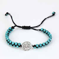 Thumbnail for Handcrafted Turquoise Yoga Bracelet