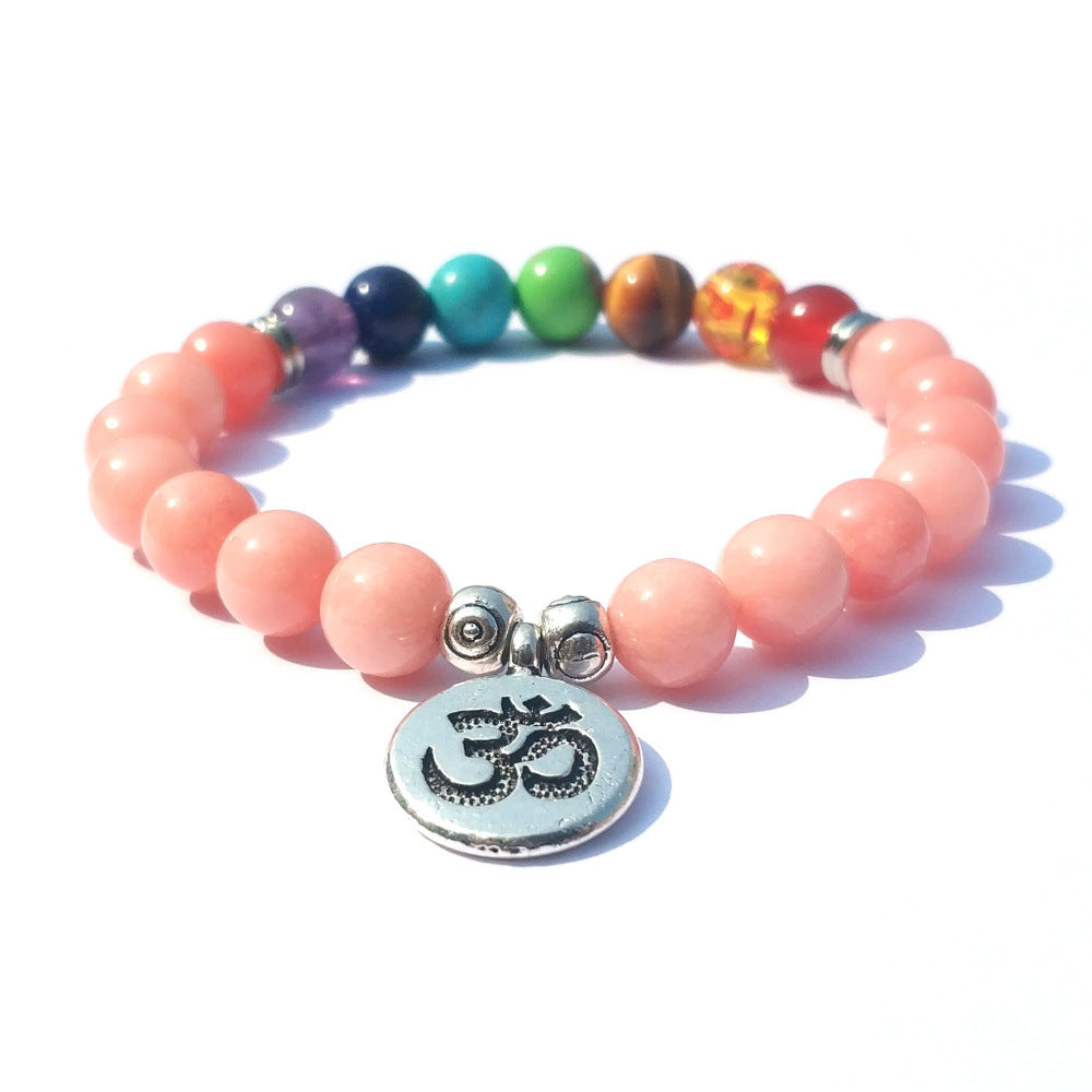 Om Lotus Yoga Bracelet