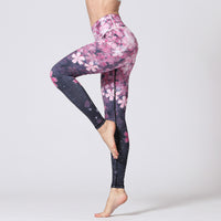Thumbnail for Sports Gym Printed Yoga Pants