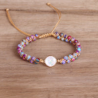 Thumbnail for EarthGlow Crystal Double Bead Yoga Bracelet