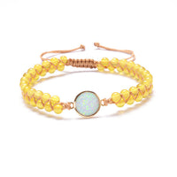 Thumbnail for UpliftSoul Femme Amethysts Opal Wrap Bracelet