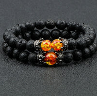 Thumbnail for Volcanic Crown Onyx Yoga Bracelet