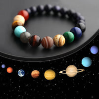 Thumbnail for ZenMystique Eight Planets Beaded Yoga Bracelet