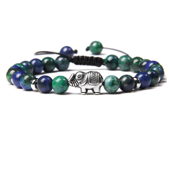Harmony in Beads Agate Buddha Bracelet