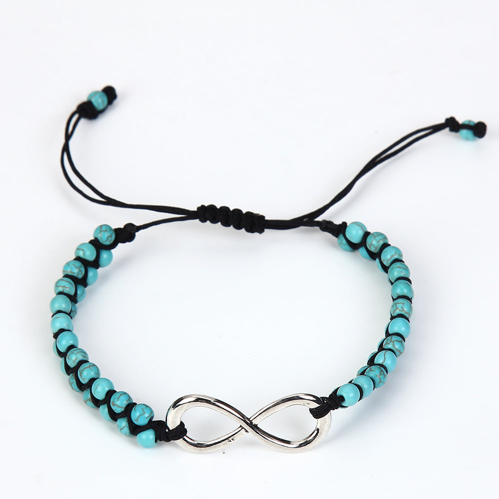 Handcrafted Turquoise Yoga Bracelet