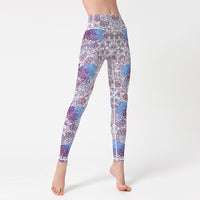 Thumbnail for Tie Dye Yoga Leggings with High Waist