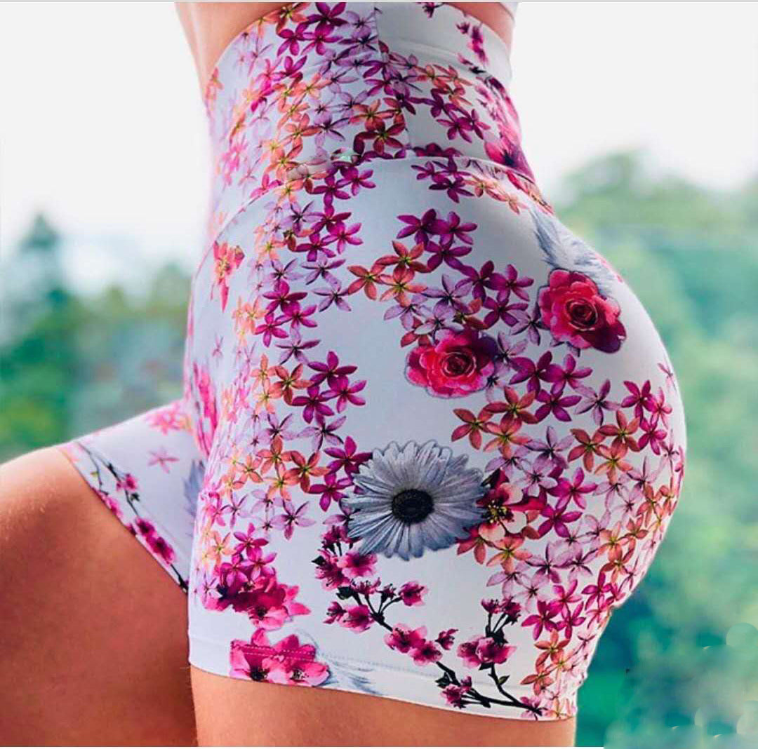 BlossomFit Quick-Dry Yoga Shorts