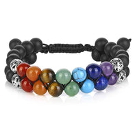Thumbnail for ZenViolet Purple Stone Adjustable Yoga Bracelet