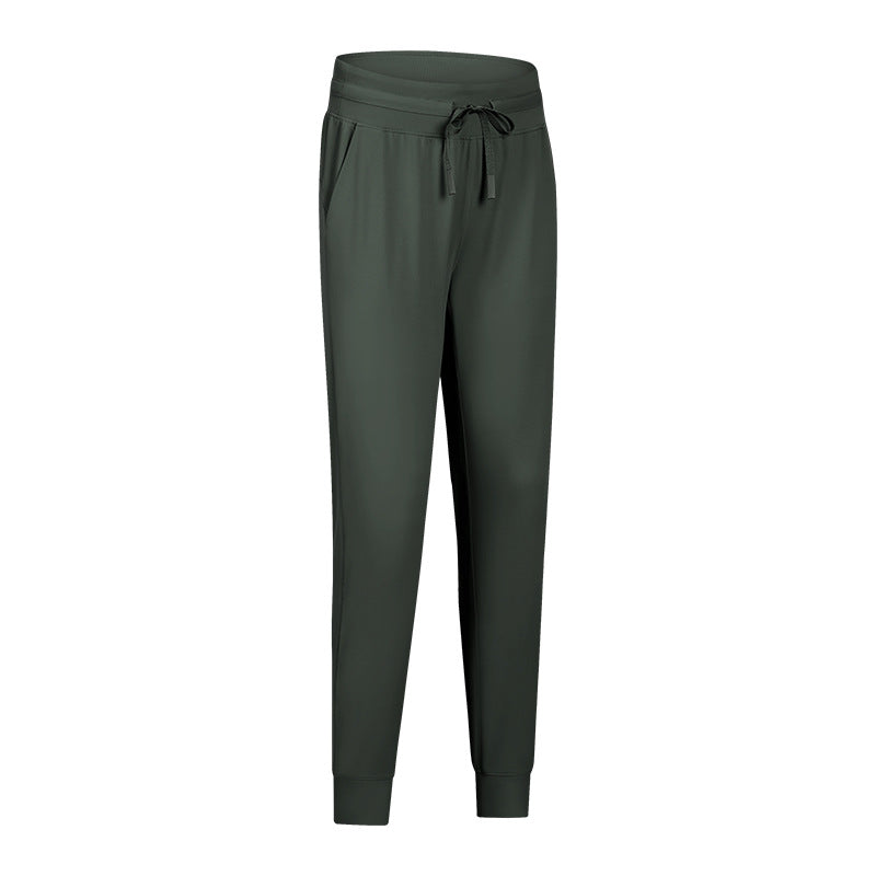 Quick-Dry High-Waist Slimming Track Pants