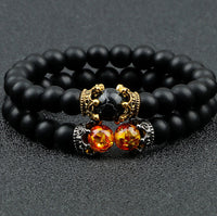 Thumbnail for Volcanic Crown Onyx Yoga Bracelet